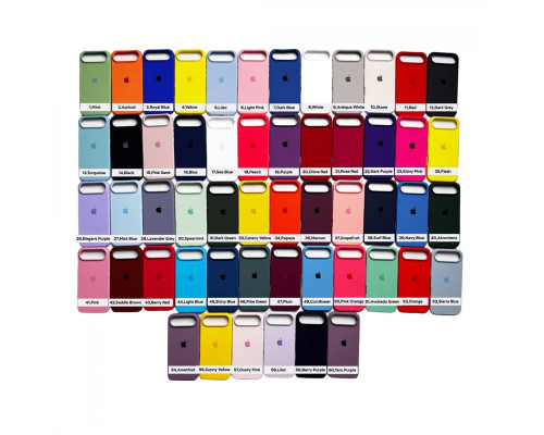 Чохол для смартфона Silicone Full Case AA Open Cam for Apple iPhone 17 Pro 27,Mist Blue (FullOpeAAi17P-27)