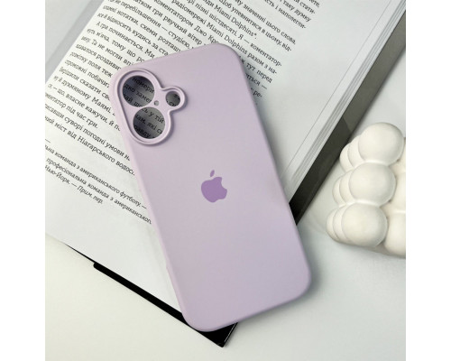 Чохол для смартфона Silicone Full Case AA Camera Protect for Apple iPhone 16 58,Lilac (FullAAi16-58)