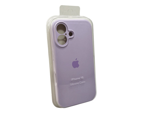 Чохол для смартфона Silicone Full Case AA Camera Protect for Apple iPhone 16 58,Lilac (FullAAi16-58)