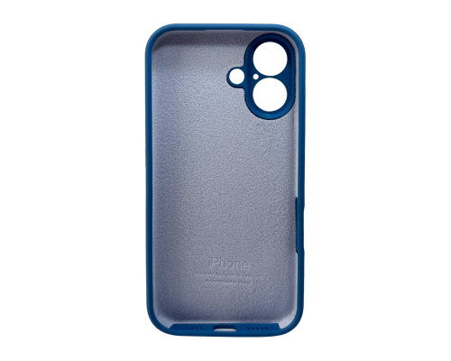 Чохол для смартфона Silicone Full Case AA Camera Protect for Apple iPhone 16 38,Surf Blue (FullAAi16-38)