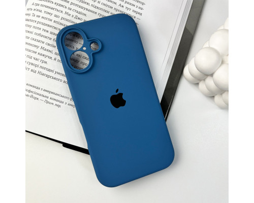 Чохол для смартфона Silicone Full Case AA Camera Protect for Apple iPhone 16 38,Surf Blue (FullAAi16-38)