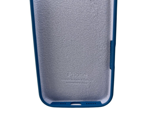 Чохол для смартфона Silicone Full Case AA Camera Protect for Apple iPhone 16 38,Surf Blue (FullAAi16-38)