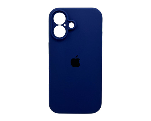 Чохол для смартфона Silicone Full Case AA Camera Protect for Apple iPhone 16 39,Navy Blue (FullAAi16-39)