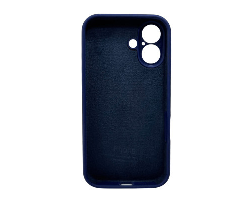 Чохол для смартфона Silicone Full Case AA Camera Protect for Apple iPhone 16 39,Navy Blue (FullAAi16-39)