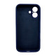 Чохол для смартфона Silicone Full Case AA Camera Protect for Apple iPhone 16 39,Navy Blue (FullAAi16-39)