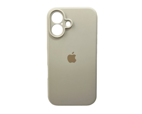 Чохол для смартфона Silicone Full Case AA Camera Protect for Apple iPhone 16 9,Antique White (FullAAi16-9)