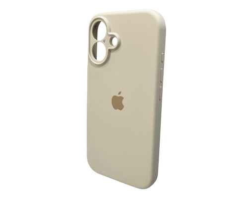 Чохол для смартфона Silicone Full Case AA Camera Protect for Apple iPhone 16 9,Antique White (FullAAi16-9)