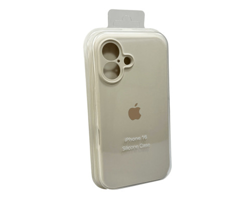 Чохол для смартфона Silicone Full Case AA Camera Protect for Apple iPhone 16 9,Antique White (FullAAi16-9)