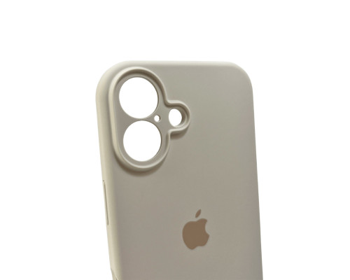 Чохол для смартфона Silicone Full Case AA Camera Protect for Apple iPhone 16 9,Antique White (FullAAi16-9)