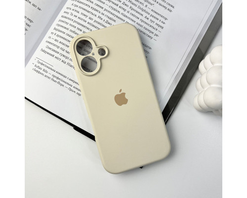 Чохол для смартфона Silicone Full Case AA Camera Protect for Apple iPhone 16 9,Antique White (FullAAi16-9)