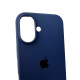 Чохол для смартфона Silicone Full Case AA Open Cam for Apple iPhone 16 7,Dark Blue (FullOpeAAi16-7)