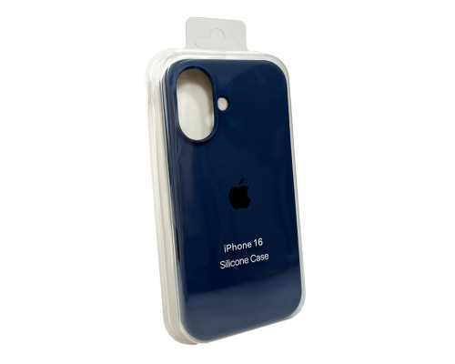 Чохол для смартфона Silicone Full Case AA Open Cam for Apple iPhone 16 7,Dark Blue (FullOpeAAi16-7)