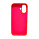 Чохол для смартфона Silicone Full Case AA Open Cam for Apple iPhone 16 34,Papaya (FullOpenAAi16-34)