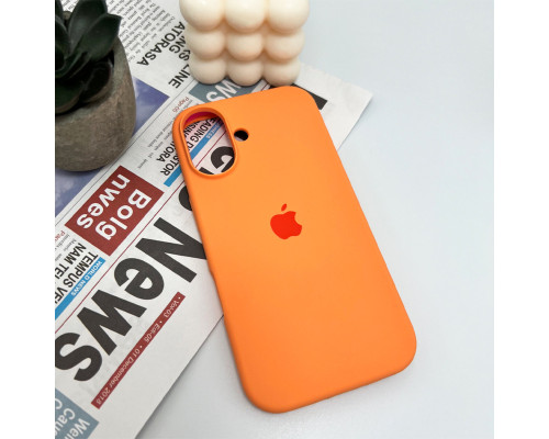 Чохол для смартфона Silicone Full Case AA Open Cam for Apple iPhone 16 34,Papaya (FullOpenAAi16-34)