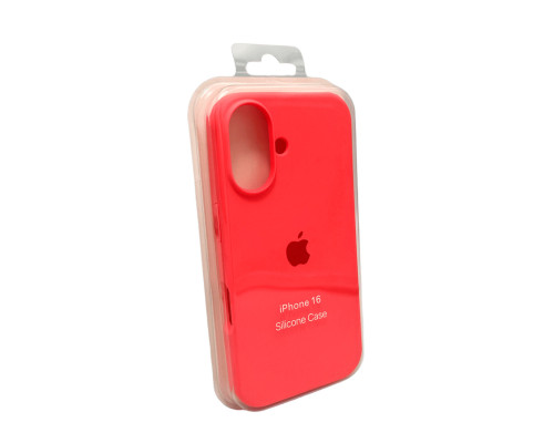 Чохол для смартфона Silicone Full Case AA Open Cam for Apple iPhone 16 50,Pink Orange (FullOpenAAi16-50)