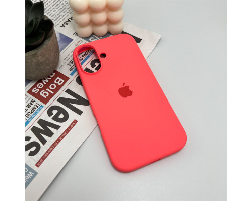 Чохол для смартфона Silicone Full Case AA Open Cam for Apple iPhone 16 50,Pink Orange (FullOpenAAi16-50)