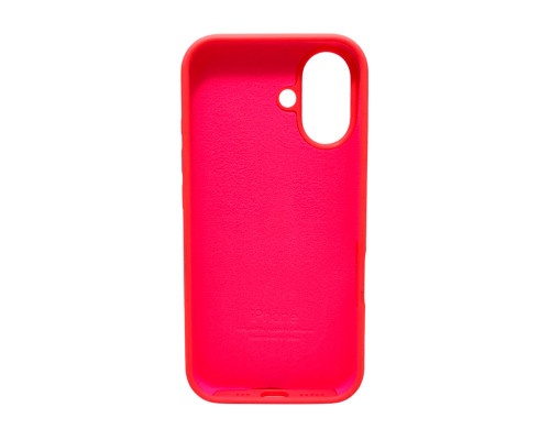 Чохол для смартфона Silicone Full Case AA Open Cam for Apple iPhone 16 50,Pink Orange (FullOpenAAi16-50)