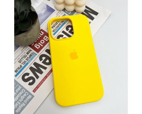 Чохол для смартфона Silicone Full Case AA Open Cam for Apple iPhone 16 Pro Max 33,Canary Yellow (FullOpenAAi16PM-33)