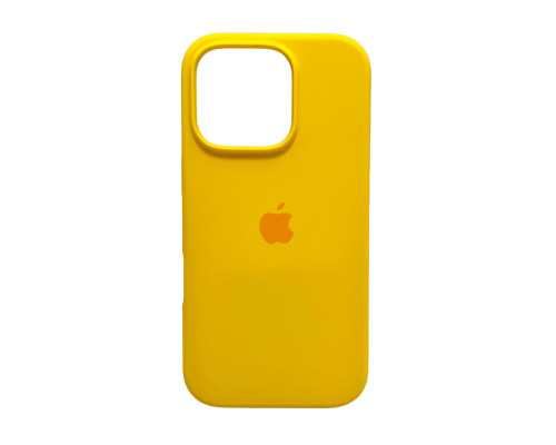 Чохол для смартфона Silicone Full Case AA Open Cam for Apple iPhone 16 Pro Max 33,Canary Yellow (FullOpenAAi16PM-33)
