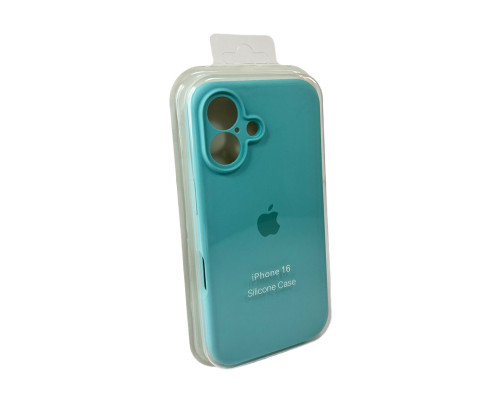 Чохол для смартфона Silicone Full Case AA Camera Protect for Apple iPhone 16 17,Sea Blue (FullAAi16-17)