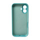 Чохол для смартфона Silicone Full Case AA Camera Protect for Apple iPhone 16 17,Sea Blue (FullAAi16-17)