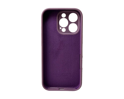 Чохол для смартфона Silicone Full Case AA Camera Protect for Apple iPhone 16 Pro 36,Blackcurrant (FullAAi16P-36)