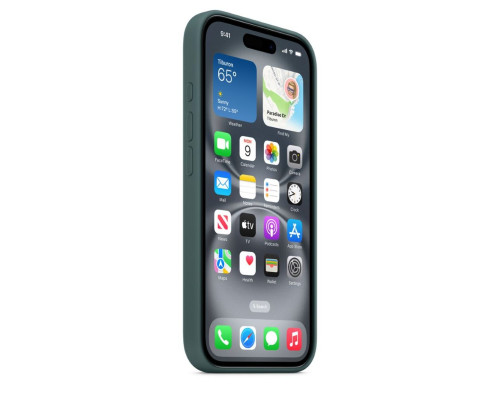 Чохол для смартфона Silicone Full Case AAA MagSafe IC for iPhone 16 Pro Pacific Green (Orig16PGreen)