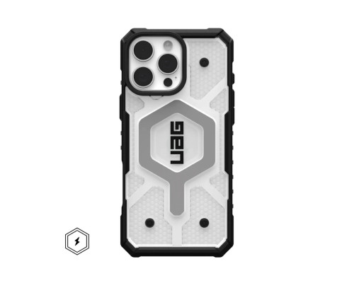 Чохол для смартфона UAG AAA Pathfinder Mag Clear for Apple iPhone 16 Pro Max Grey (UAGPTCL16ProMaxGrey)