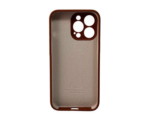 Чохол для смартфона Silicone Full Case AA Camera Protect for Apple iPhone 13 Pro 42,Saddle Brown (FullAAi13P-42)