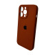 Чохол для смартфона Silicone Full Case AA Camera Protect for Apple iPhone 13 Pro 42,Saddle Brown (FullAAi13P-42)