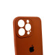 Чохол для смартфона Silicone Full Case AA Camera Protect for Apple iPhone 13 Pro 42,Saddle Brown (FullAAi13P-42)