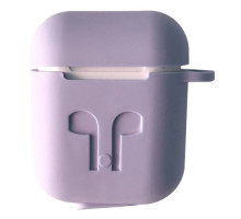 Чохол для AirPods силіконовий LOGO 2в1(+ карабин) тех.пак Glycine mag-2000001384466138343