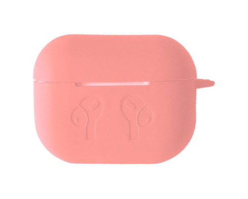 Чохол для AirPods PRO 2 силіконовий LOGO 2в1(+ карабин) тех.пак Pink mag-2000001432815138358