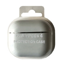 Чохол для AirPods 4 SILICONE CASE/MICROFIBER White mag-2000001553756131884