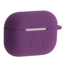 Чохол для AirPods PRO 2 силіконовий LOGO 2в1(+ карабин) тех.пак Purple mag-2000001538180138371
