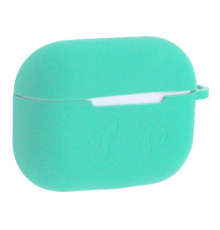 Чохол для AirPods PRO 2 силіконовий LOGO 2в1(+ карабин) тех.пак Mint mag-200000153820351265