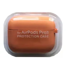 Чохол для AirPods PRO 3 SILICONE CASE/MICROFIBER Orange mag-2000001662779147250