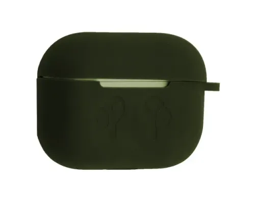 Чохол для AirPods PRO 2 силіконовий LOGO 2в1(+ карабин) тех.пак Virid mag-2000001606346138391