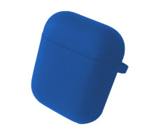 Чохол для AirPods 1/2 SILICONE CASE/MICROFIBER Blue mag-200000129422215744