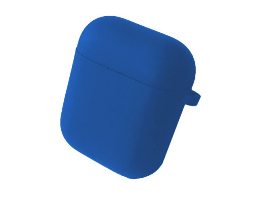 Чохол для AirPods 1/2 SILICONE CASE/MICROFIBER Blue mag-200000129422215744