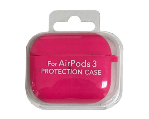 Чохол для AirPods 3 SILICONE CASE/MICROFIBER Hot pink mag-200000137081099813