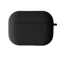 Чохол для AirPods PRO SILICONE CASE/MICROFIBER Black mag-2000001320471139240