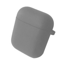 Чохол для AirPods 1/2 SILICONE CASE/MICROFIBER Grey mag-2000001320433139229
