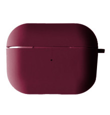 Чохол для AirPods PRO SILICONE CASE/MICROFIBER Marsala mag-2000001320648138065