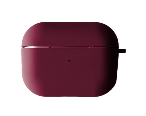 Чохол для AirPods PRO SILICONE CASE/MICROFIBER Marsala mag-2000001320648138065