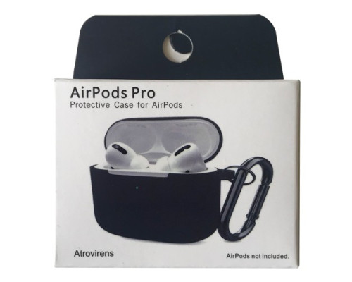 Чохол для AirPods Pro Silicone Slim (+ карабин) NEW BOX Atrovirens mag-2000001458532132861