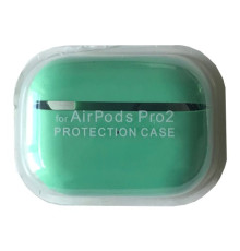 Чохол для AirPods PRO 2 SILICONE CASE/MICROFIBER Mint mag-200000143134439288