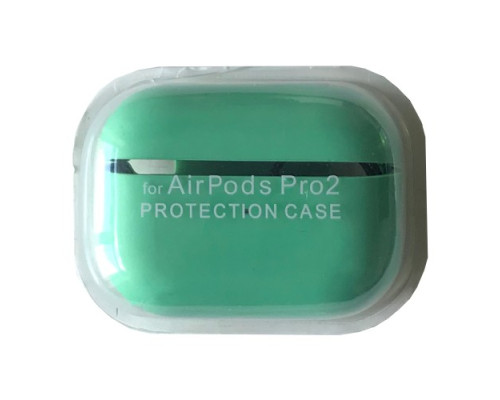 Чохол для AirPods PRO 2 SILICONE CASE/MICROFIBER Mint mag-200000143134439288