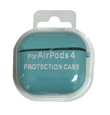 Чохол для AirPods 4 SILICONE CASE/MICROFIBER Light blue mag-2000001553718138079