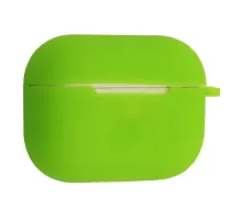 Чохол для AirPods PRO 2 силіконовий LOGO 2в1(+ карабин) тех.пак Party green mag-2000001606353138392